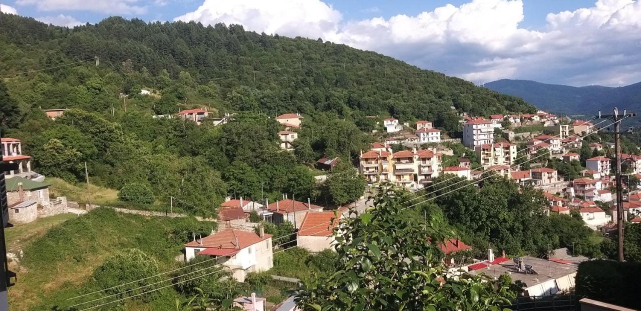 Το Σπίτι Της Ευτυχίας Σουίτα Daire Karpenísion Dış mekan fotoğraf